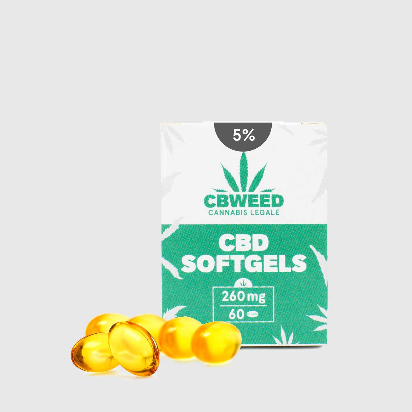 Capsule Softgel CBD - 5 % - Cbweed - Bongae