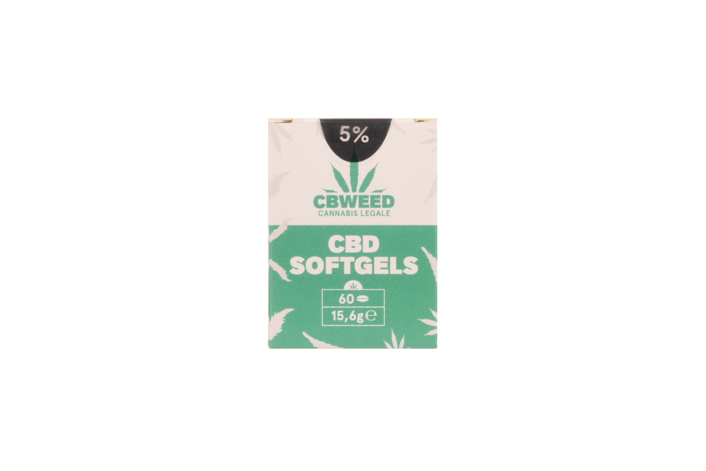 Capsule Softgel CBD - 5 %  - Cbweed - Bongae 