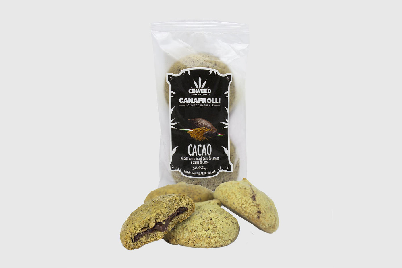 Biscotti al cacao e canapa - Bongae 